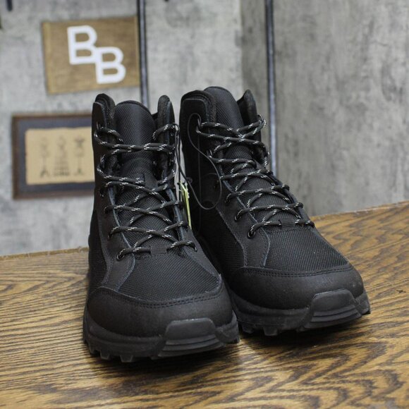 All In Motion Mens Doran Winter Hiker Boots 88235831 Black 10 - Picture 3 of 10